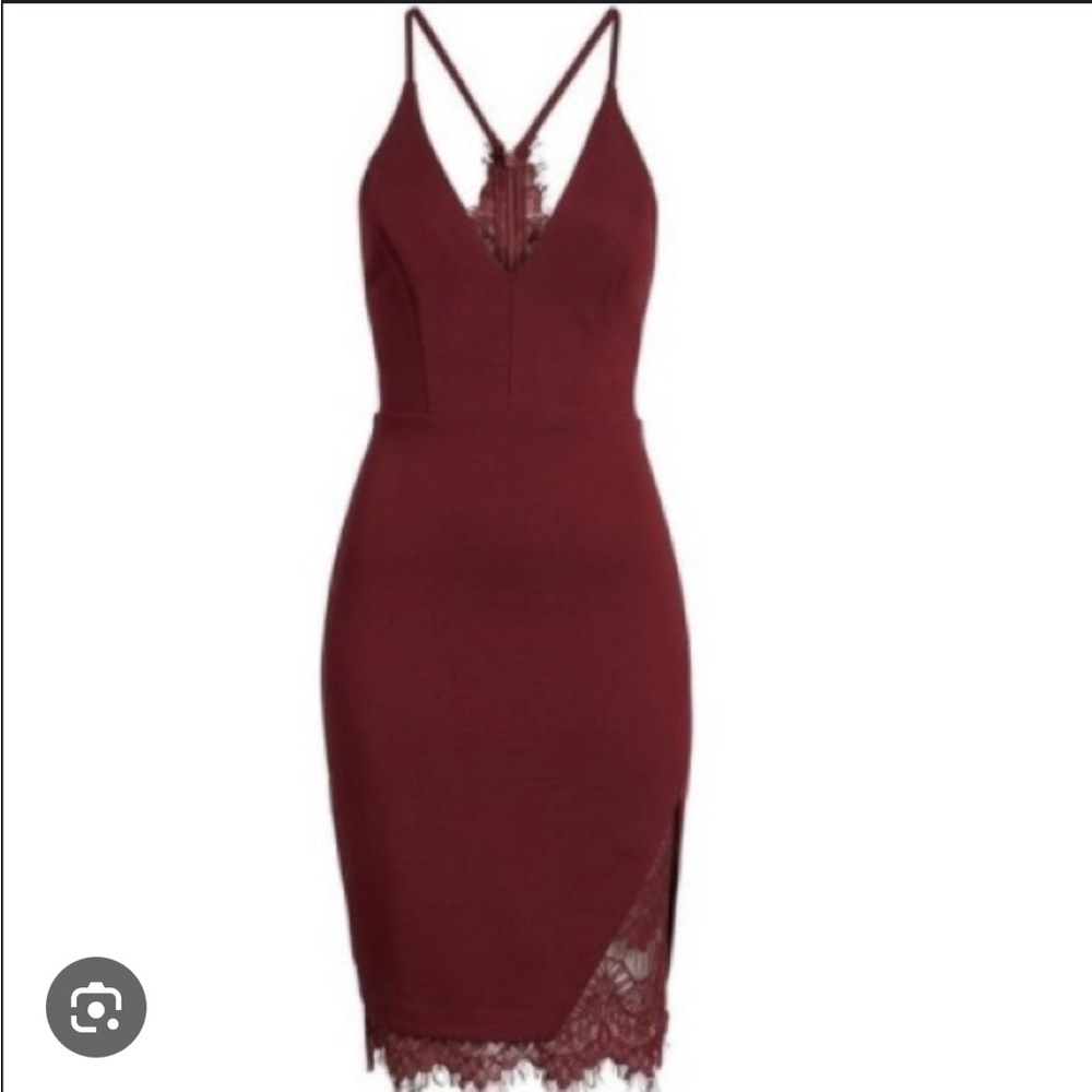 ASTR the label Peeking Lace Bodycon dress, size XS